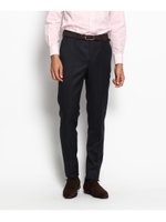 SUPER100'S ピンヘッド ドレスパンツ/ブルー系(094)