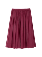 ◆大きいサイズ◆サテンギャザースカート/ネイビー(120)