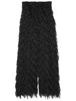 フリルジャガードパンツ/BLK