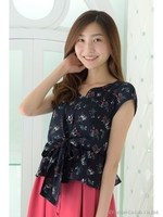 レイヤード風リボンBL　3/カラシ