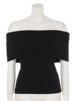 ワイドカバーオフショル/ブラック