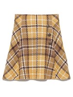 ウールミニスカート/YEL