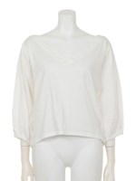 S BACKダブルTOPS/WHT