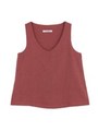 Sleevelessリネントップス/ピンク
