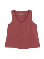 Sleevelessリネントップス/ピンク