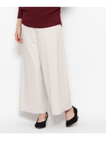 シャイニーポンチワイドパンツ/ベージュ(052)