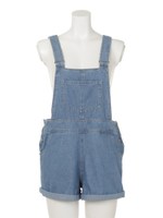 ダンガリーデニムサロペット/ブルー