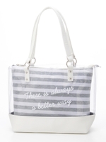 ボーダークリアトート/ハイ