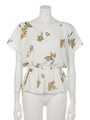 small petalブラウジングTOP/WHT