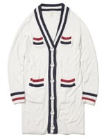 ’スムーズィー’ラインロングカーディガン/NVY