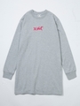 【WEB限定】LOGO L/S TEE DRESS/ブラック