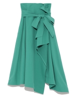 アシンメトリーフレアスカート/GRN