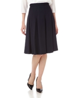 マイクロギャバストレッチスカート/ネイビー(120)