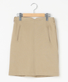 二重織り玉縁ポケットタイトスカート
