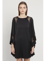 フレデリカポンチョスリーブドレス/SMOKY BLUE(110)