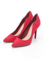 デザインカットハイヒールパンプス/RED