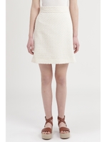 ドッティ台形スカート/CREAM(030)