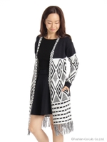 ネイティブフリンジカーデ/ネイビー