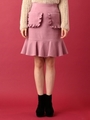 パッチフリルミニスカート/ラベンダー