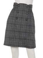 レトロＡラインスカート(チェック)/チェック