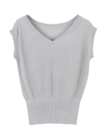 スカラネックライトニット/ライトグレー