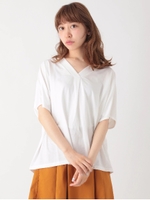 バックねじりカットプルオーバー/ボルドー