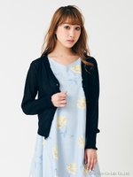 シアーフリルカーディガン/ブルー