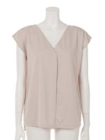 スキッパーノースリTOP/BRN