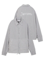 FACETASM GINGHAM CHECK COACH JACKET CHG-JK-U02/ブラック