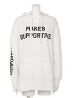 【ANAP】プリントフーディチュニック/BK