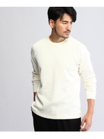 バナーワッフルカットソー/オフホワイト(003)