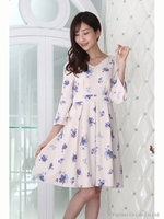 フラワープリントＯＰ/Rピンク