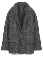 フロントホックテーラードジャケット/GRY