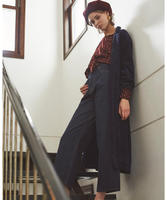 コーデュロイロングガウン