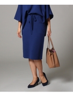 【VERY11月号掲載】ビクトリアウールニットスカート/チャコールグレー(014)