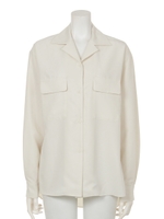 [BED&BREAKFAST]POWDERY POPLIN Shirt/GREEN
