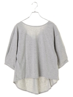 ・バックねじりカットプルオーバー/ネイビー