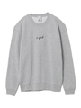 CURSIVE LOGO CREW NECK SWEAT/ホワイト