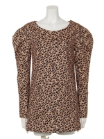 LEOPARD PUFF  ワンピース/MIX