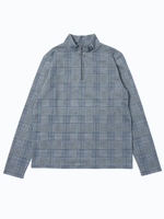 PLAID HIGH NECK TOP/ベージュ