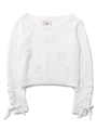 ファーポンポンマシュマロニット / mille fille closet［ミルフィーユクローゼット］/ピンク