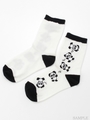 ROMPING PEPE SOCKS/OFF WHITE×BLACK