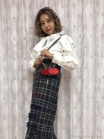 RS big ribbon nylon B/L/ホワイト