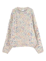 ミックスカラーローゲージニット/GRY