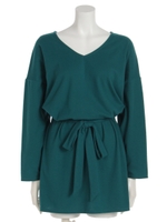 起毛ベルテッドチュニック/BRN