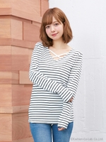 カバーリングリブFクロスVN長袖/ターコイズグリーン