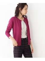 ハイゲージニットカーディガン/ダークグリーン(023)