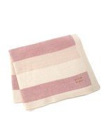 ’スムーズィー’3ボーダーブランケット/OWHT