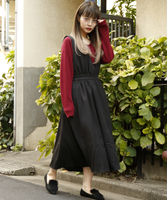 【期間限定】カシュクールフレアジャンパースカート