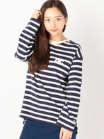 Champion　ユニセックスボーダー/ネイビー